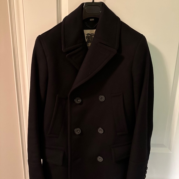 Men’s Burberry Pea coat - Picture 2 of 4